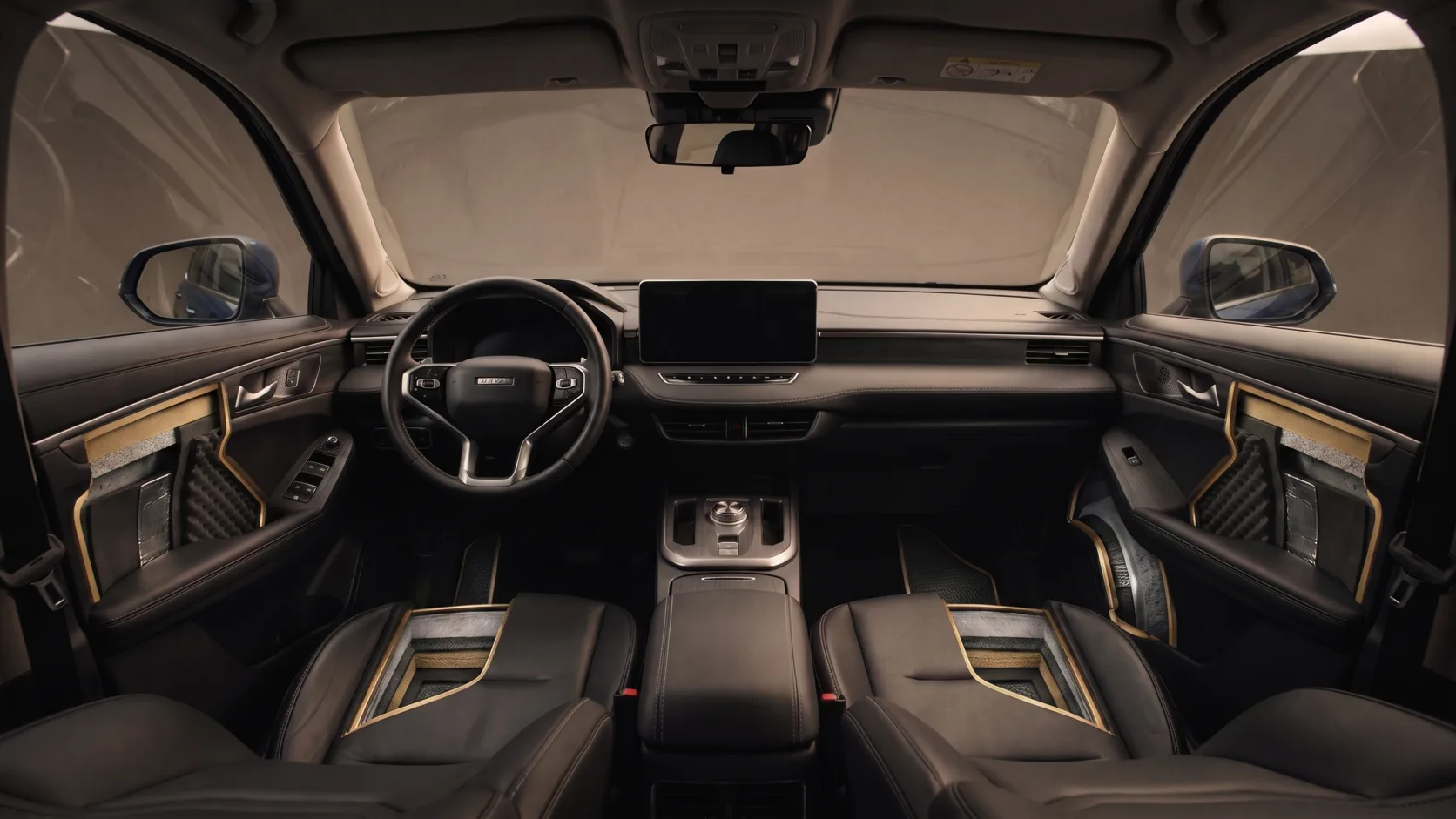 Зоны шумоизоляции HAVAL Jolion